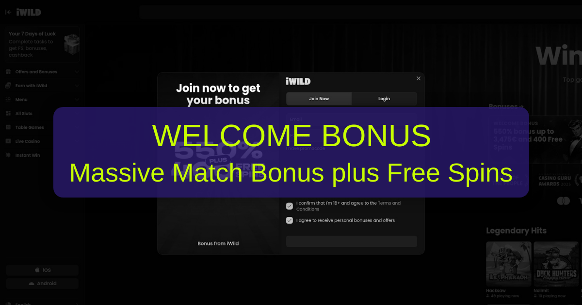 Welcome to iWild Casino Canada